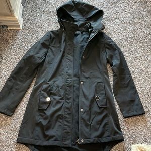 Weatherproof long jacket. Size small.